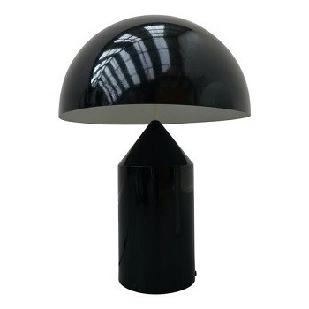 Lámpara MACAO H37, sobremesa, metal, negra