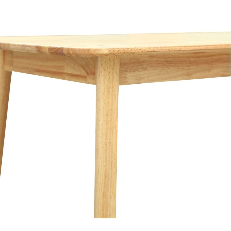Mesa TRANSILVANIA, madera natural, 75 x 75 cms-1