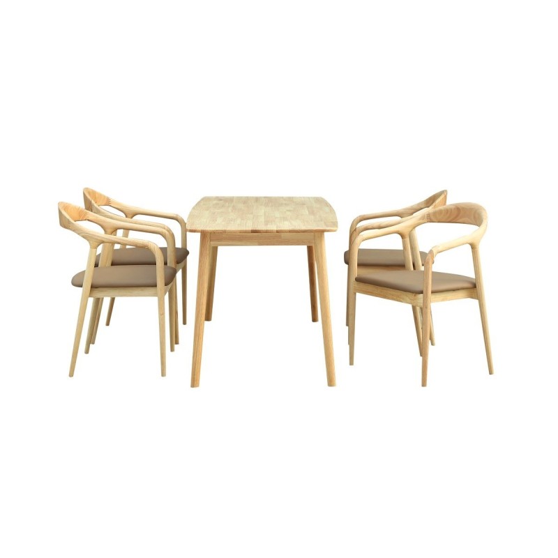 Mesa TRANSILVANIA, madera natural, 120 x 75 cms-4
