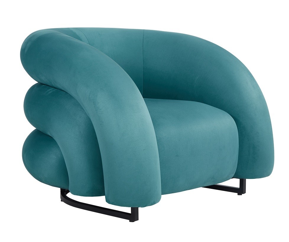 Tapizado velvet turquesa
