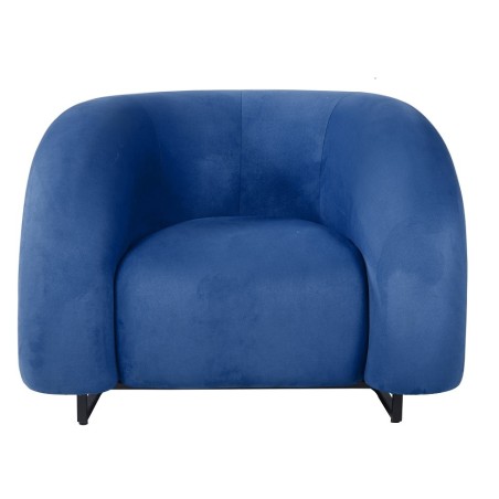 Sillón KARLOVY, tapizado velvet azul-1