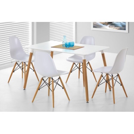 Mesa NURY, madera, tapa lacada blanca, 120 x 80 cms-2