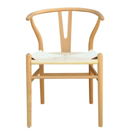 Silla WISH, madera de haya, natural, fibra trenzada-1
