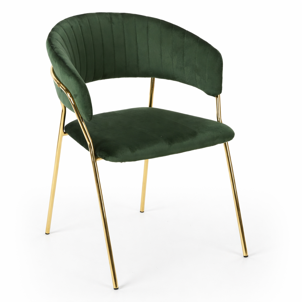 Tapizado velvet verde oscuro