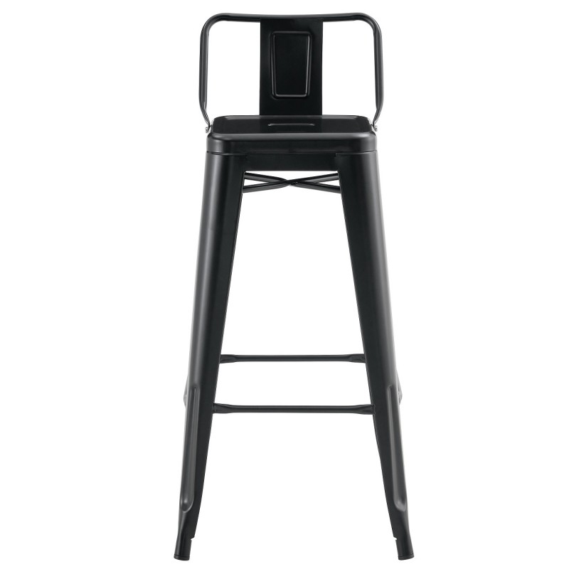 Taburete TOL R1 EK, apilable, acero, negro-0