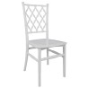 Silla TRENZA, apilable, polipropileno blanco