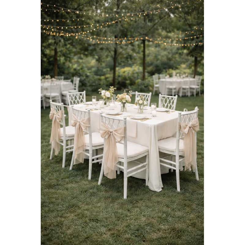 Silla TRENZA, apilable, polipropileno blanco-0