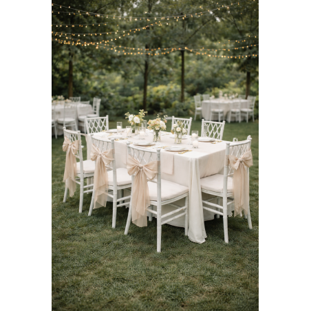 Silla TRENZA, apilable, polipropileno blanco-0