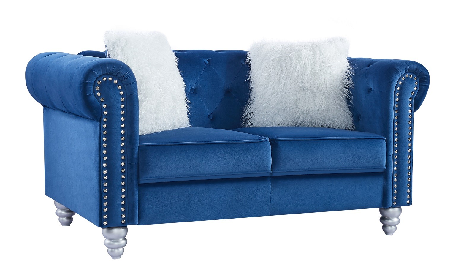 Tapizado velvet azul 67