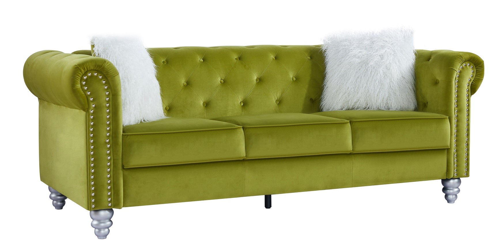 Tapizado velvet verde 38