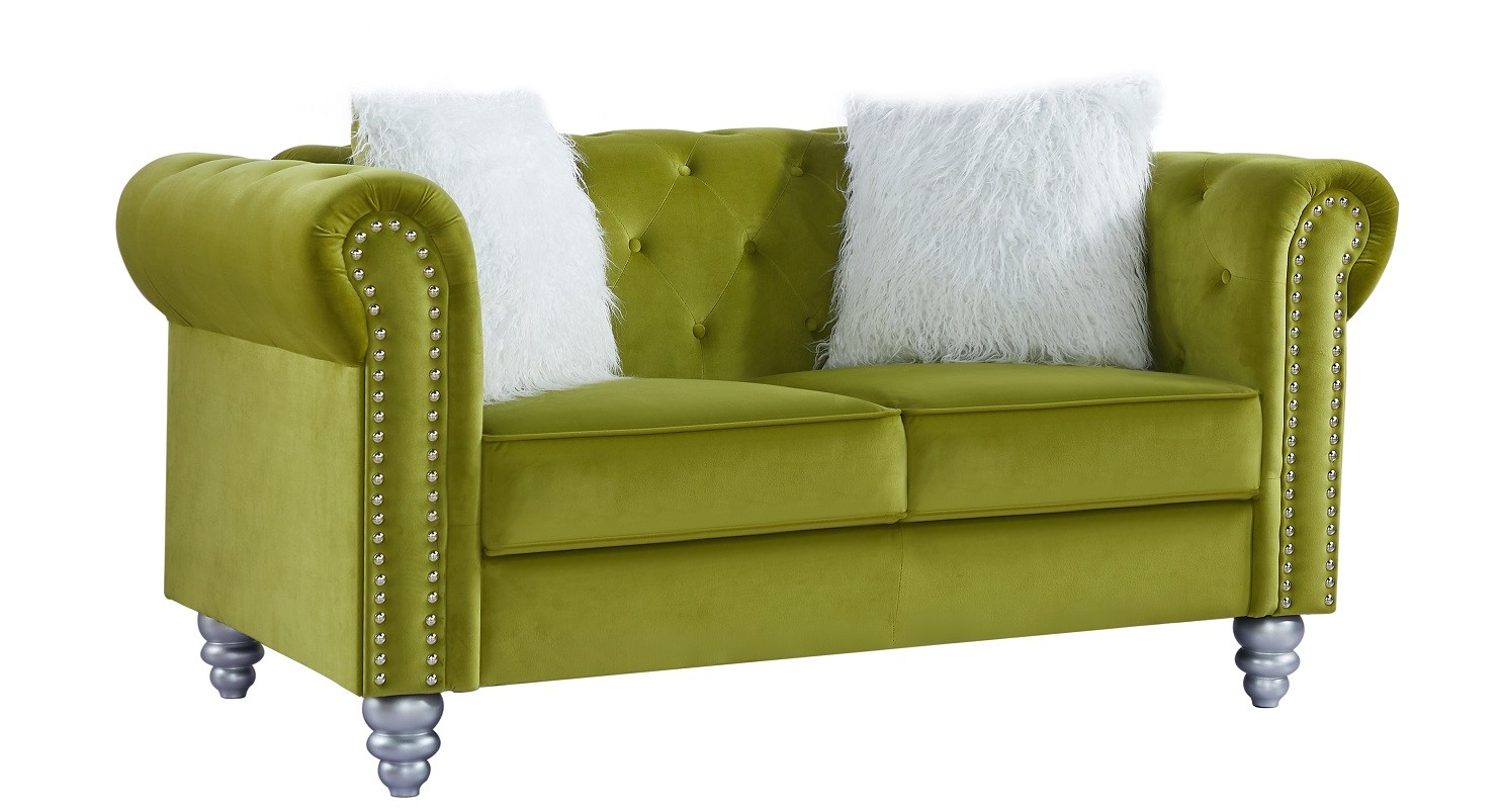 Tapizado velvet verde 38