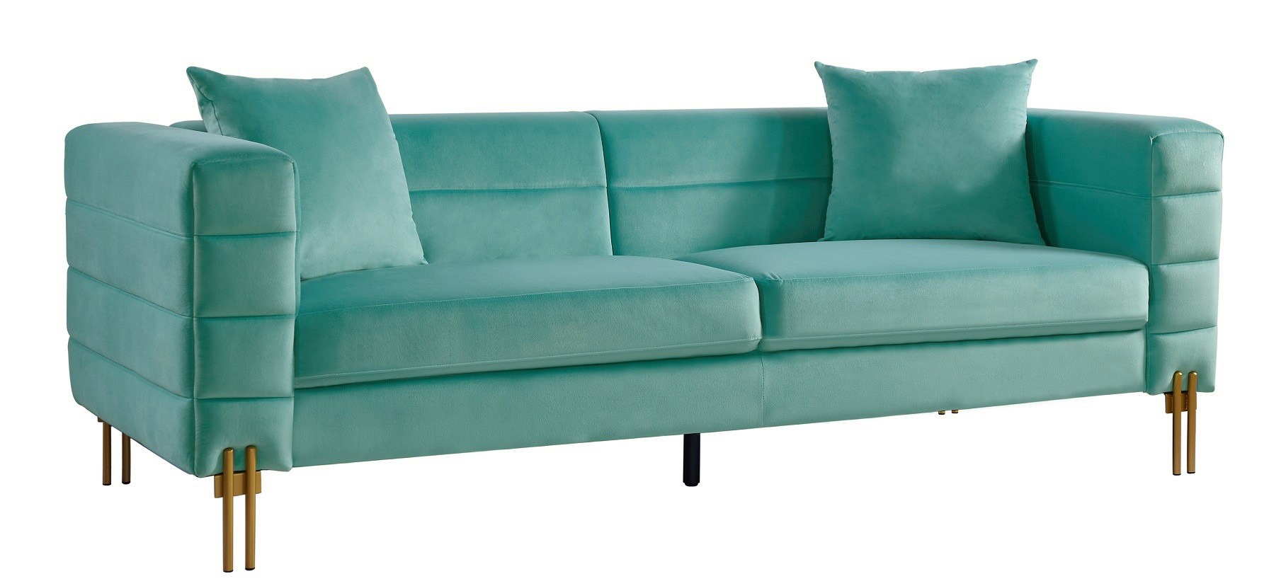 Tejido velvet verde agua 58