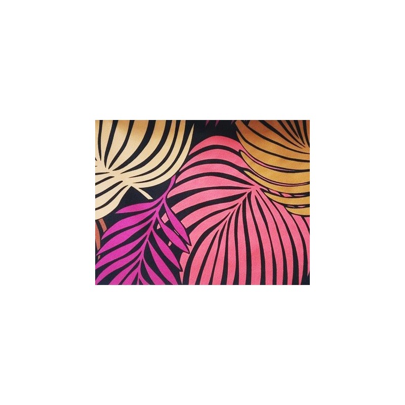 Silla HORUS NEW, metal, tapizado velvet amarillo con trasera floral a juego-4