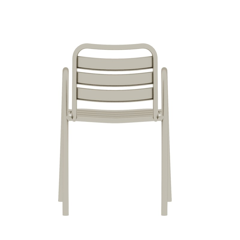 Sillón TROPICANA, apilable, polipropileno gris pálido-2