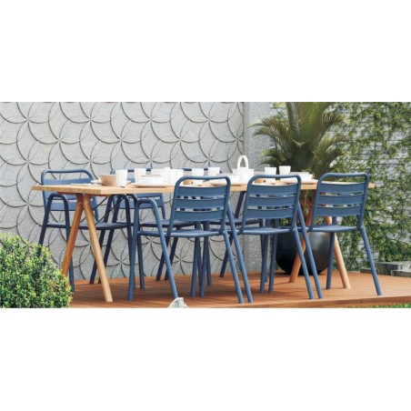 Sillón TROPICANA, apilable, polipropileno gris pálido-5