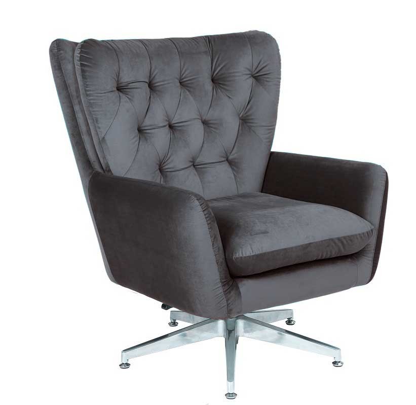 Tapizado velvet gris