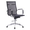 Sillón de oficina IGOR, giratorio, regulación de altura, basculante profundo, malla negra