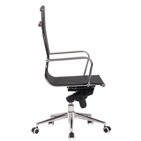 Sillón de oficina ZURICH, alto, malla negra-1