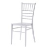 Silla CHIAVARI 28, apilable, polipropileno blanco
