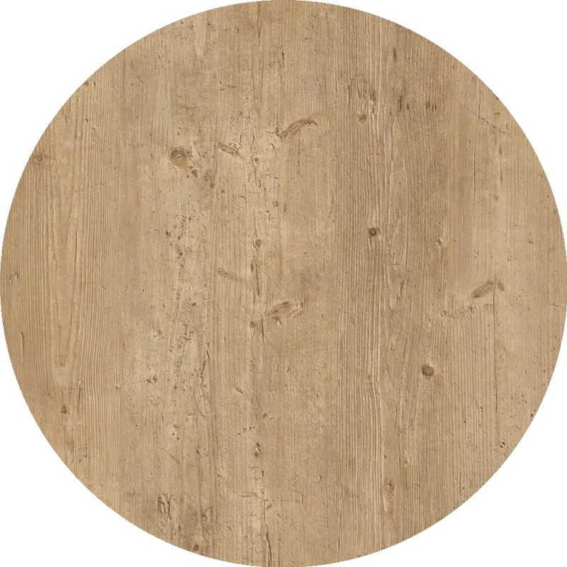 Tablero de mesa Werzalit WER-WOODART, Avalon Pine 4729, 60 cms de diámetro-0