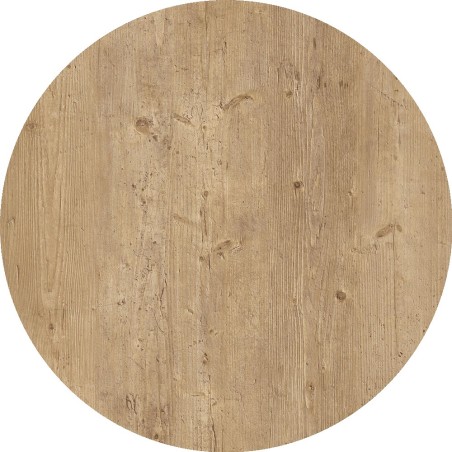 Tablero de mesa Werzalit WER-WOODART, Avalon Pine 4729, 70 cms de diámetro-0