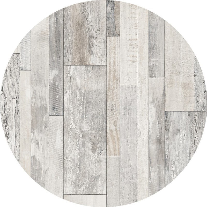 Tablero de mesa Werzalit WER-FANTASY, White Block 7537, 70 cms de diámetro
