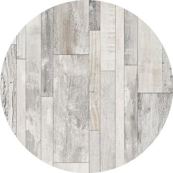 Tablero de mesa Werzalit WER-FANTASY, White Block 7537, 80 cms de diámetro
