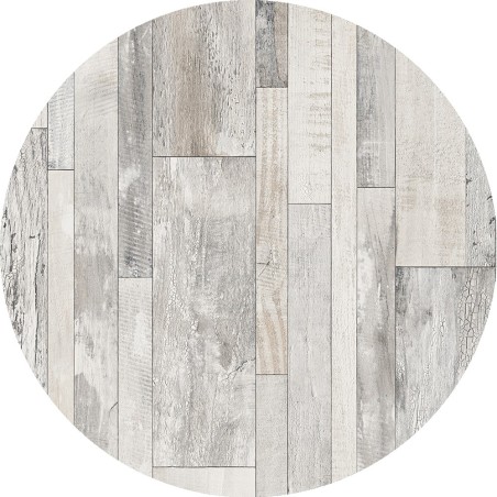 Tablero de mesa Werzalit WER-FANTASY, White Block 7537, 80 cms de diámetro