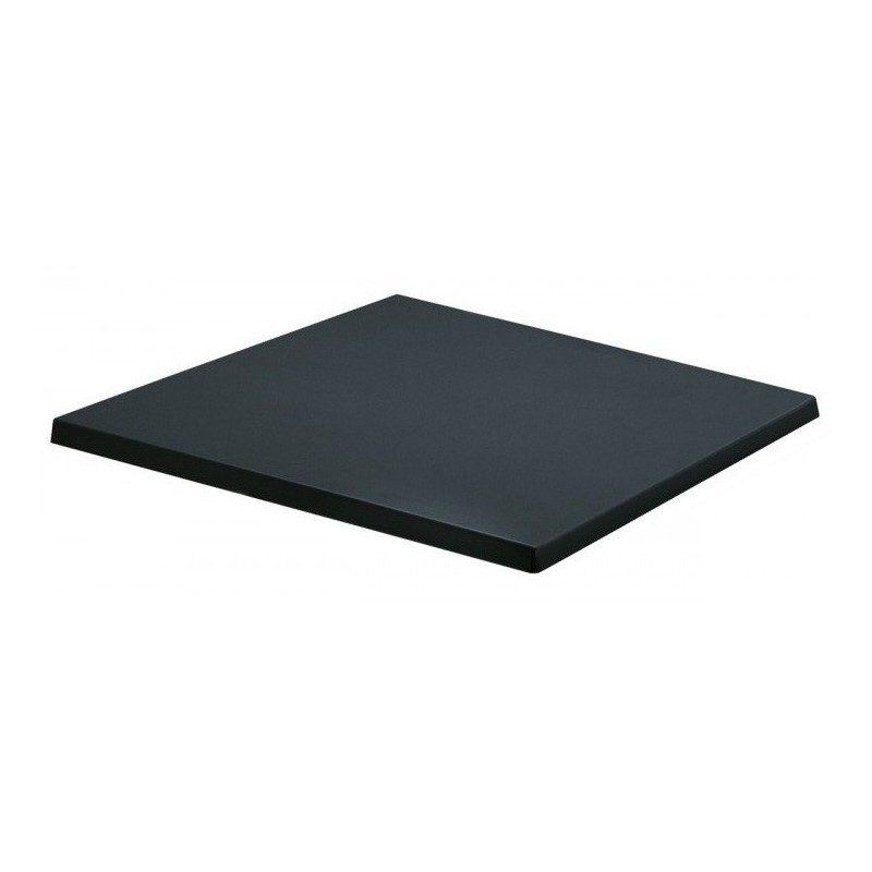Tablero de mesa Werzalit WER-UNIART, Negro 3190, 80x80 cms