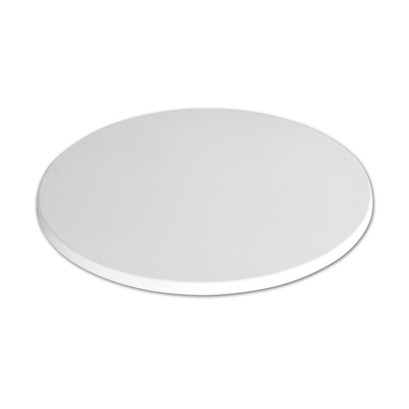Tablero de mesa Werzalit WER-UNIART, Blanco 3101, 60 cms de diámetro