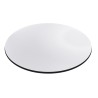 Tablero de mesa COMPACTO, 12 mm. de espesor, Blanco 3101, Tavilo, 69 cms de diámetro