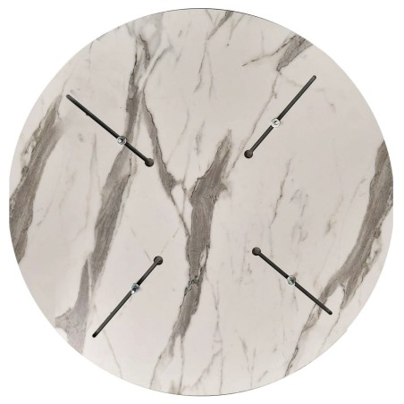 Tablero de mesa COMPACTO, 12 mm. de espesor, Mármol Ayfon 5657, Tavilo, 69 cms de diámetro-0