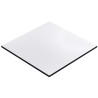 Tablero de mesa COMPACTO, 12 mm. de espesor, Blanco 3101, Tavilo, 69 x 69 cms