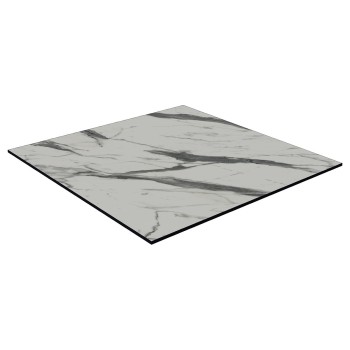Tablero de mesa COMPACTO, 12 mm. de espesor, Mármol Ayfon 5657, Tavilo, 69 x 69 cms