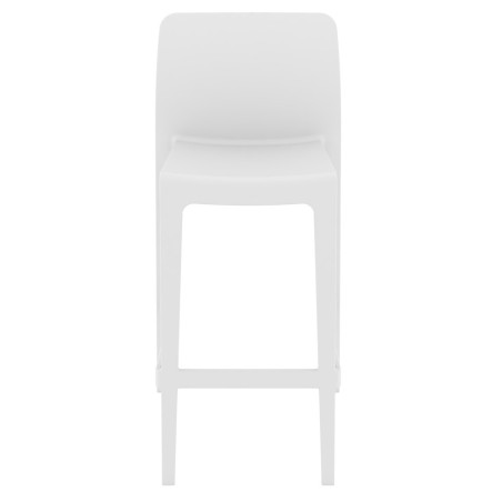 Taburete LITORAL, apilable, polipropileno blanco-0