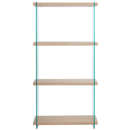 Estantería OSIRIS NEW, madera, cristal templado, 84x30x165 cms-0