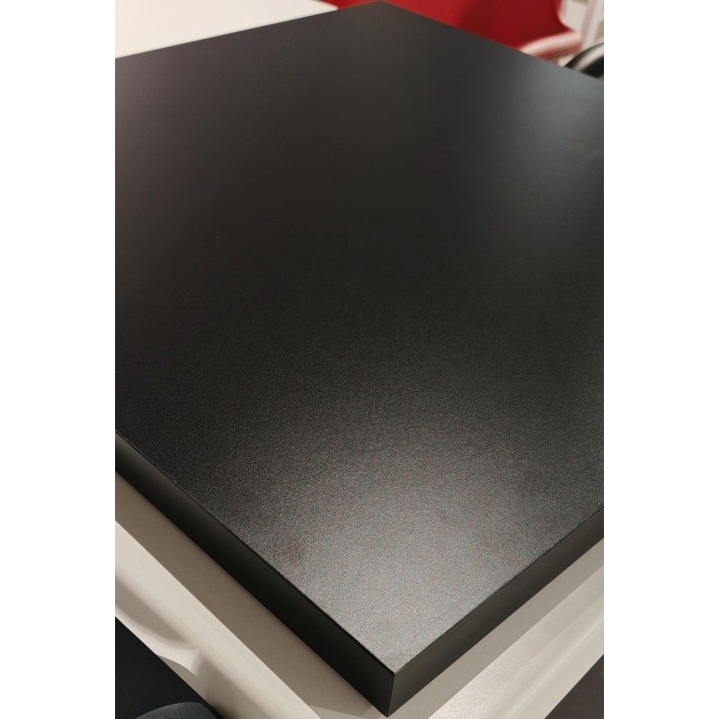 Tablero de melamina 30 mm, NEGRO 10, 80 x 80 cms-0