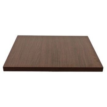 Tablero de melamina 30 mm, WENGUÉ, 60 x 60 cms