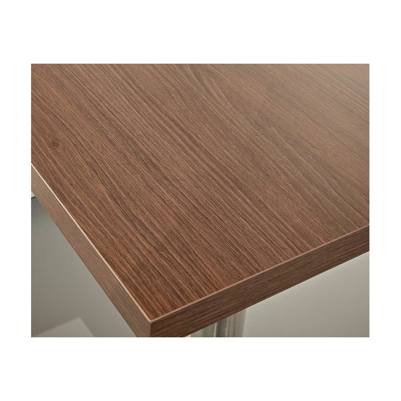 Tablero de melamina 30 mm, WENGUÉ, 60 x 60 cms-0