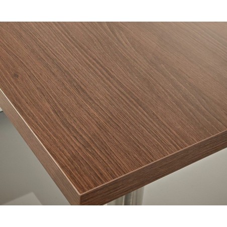 Tablero de melamina 30 mm, WENGUÉ, 68 x 68 cms-0