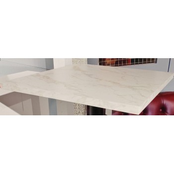 Tablero de melamina 30 mm, MÁRMOL CARRARA, 68 x 68 cms 2