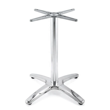 Base de mesa ROMA NEW, 4 brazos, inoxidable y aluminio