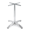 Base de mesa ROMA NEW, 4 brazos, inoxidable y aluminio