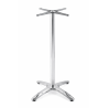 Base de mesa ROMA NEW, alta, 4 brazos, inoxidable y aluminio*
