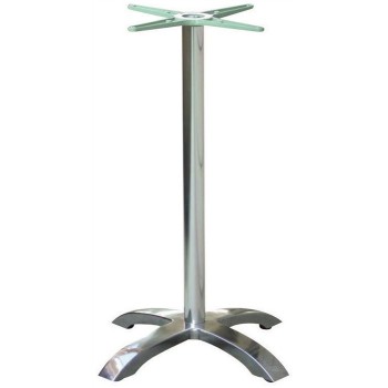 Base de mesa MILAN 110, alta, 4 brazos, aluminio*