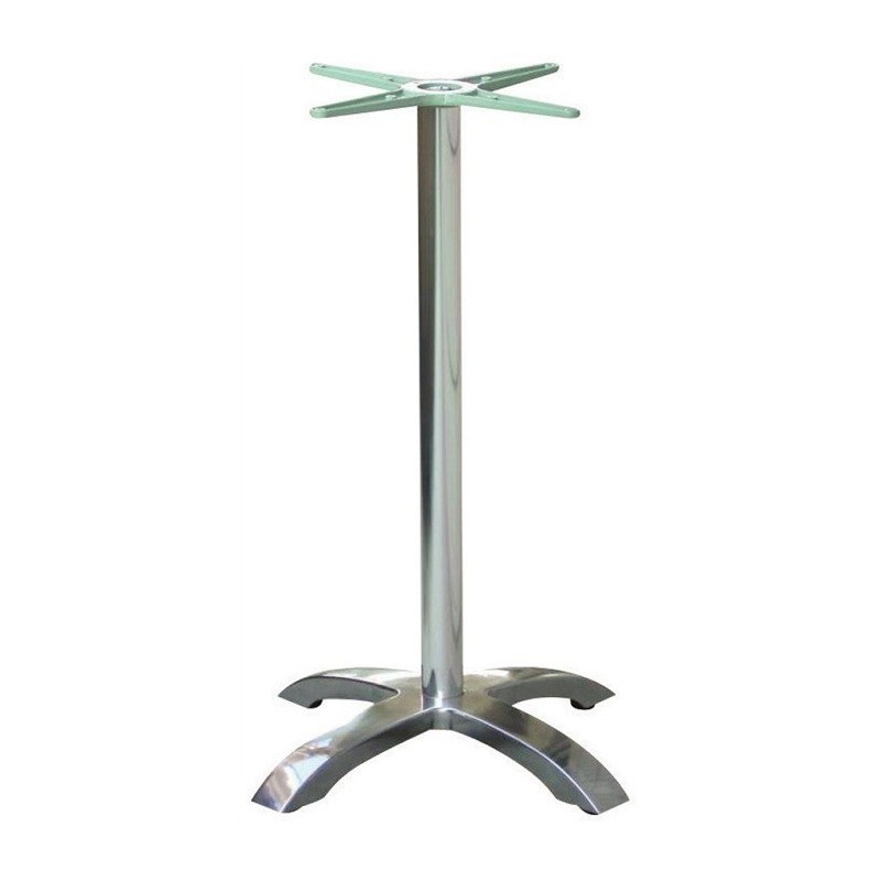 Base de mesa MILAN 110, alta, 4 brazos, aluminio*