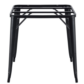 Base de mesa TOL EK, acero, negra, para tapa de 80 x 80 cms 2
