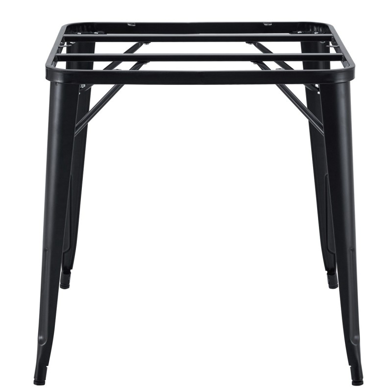 Base de mesa TOL EK, acero, negra, para tapa de 80 x 80 cms-0