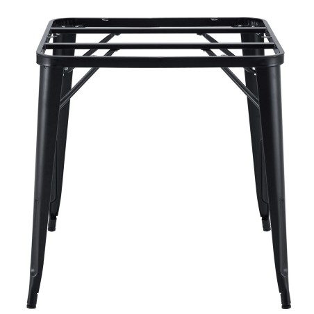 Base de mesa TOL EK, acero, negra, para tapa de 80 x 80 cms-0