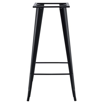 Base de mesa TOL EK, alta, acero, negra, para tapa de 60 x 60 cms 2